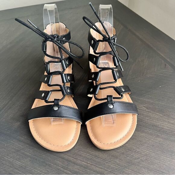 DOLCE VITA Girl’s Curse Gladiator Sandals in Black Size 1 NEW - Picture 7 of 16